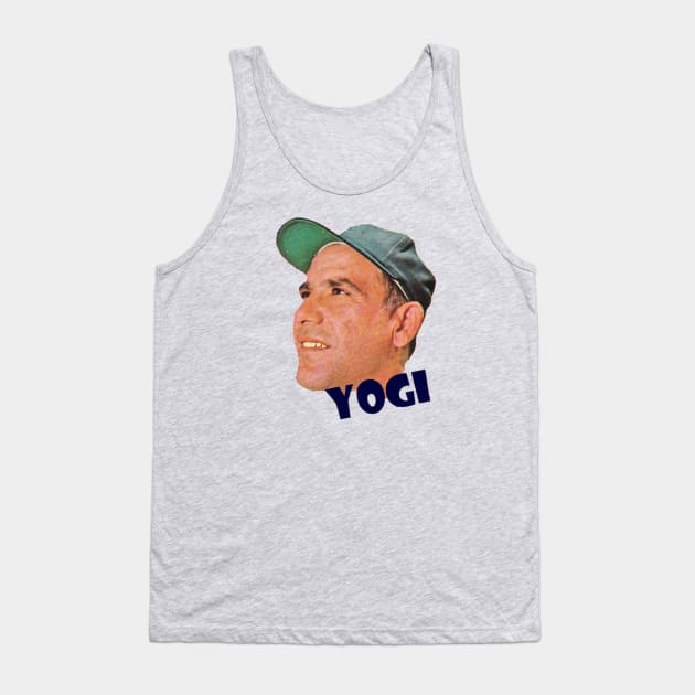 Yogi Berra Tribute Design Tank Top by Bleeding Yankee Blue